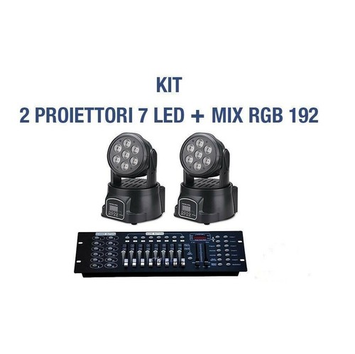 Kit proiettore led rgb - 2, testa